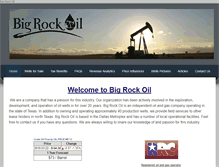Tablet Screenshot of bigrockoil.com